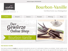 Tablet Screenshot of bourbonvanille.com
